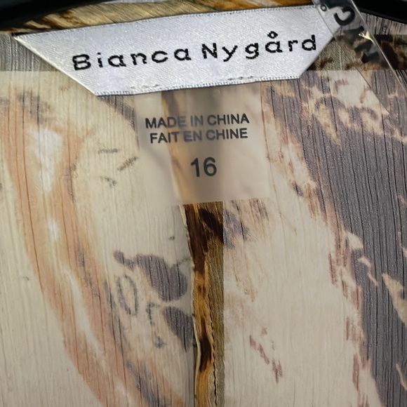 Bianca Nygard, Sheer Top w Matching Cami - 2 Pieces SZ 16 NWOT - Picture 5 of 6